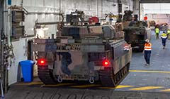 Project Land 400 Phase 3 RMA KF41 Lynx & AS21 Redback amphibious compatability trials video